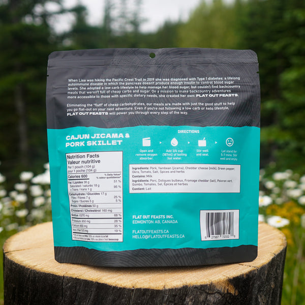 Cajun Jicama & Pork Skillet