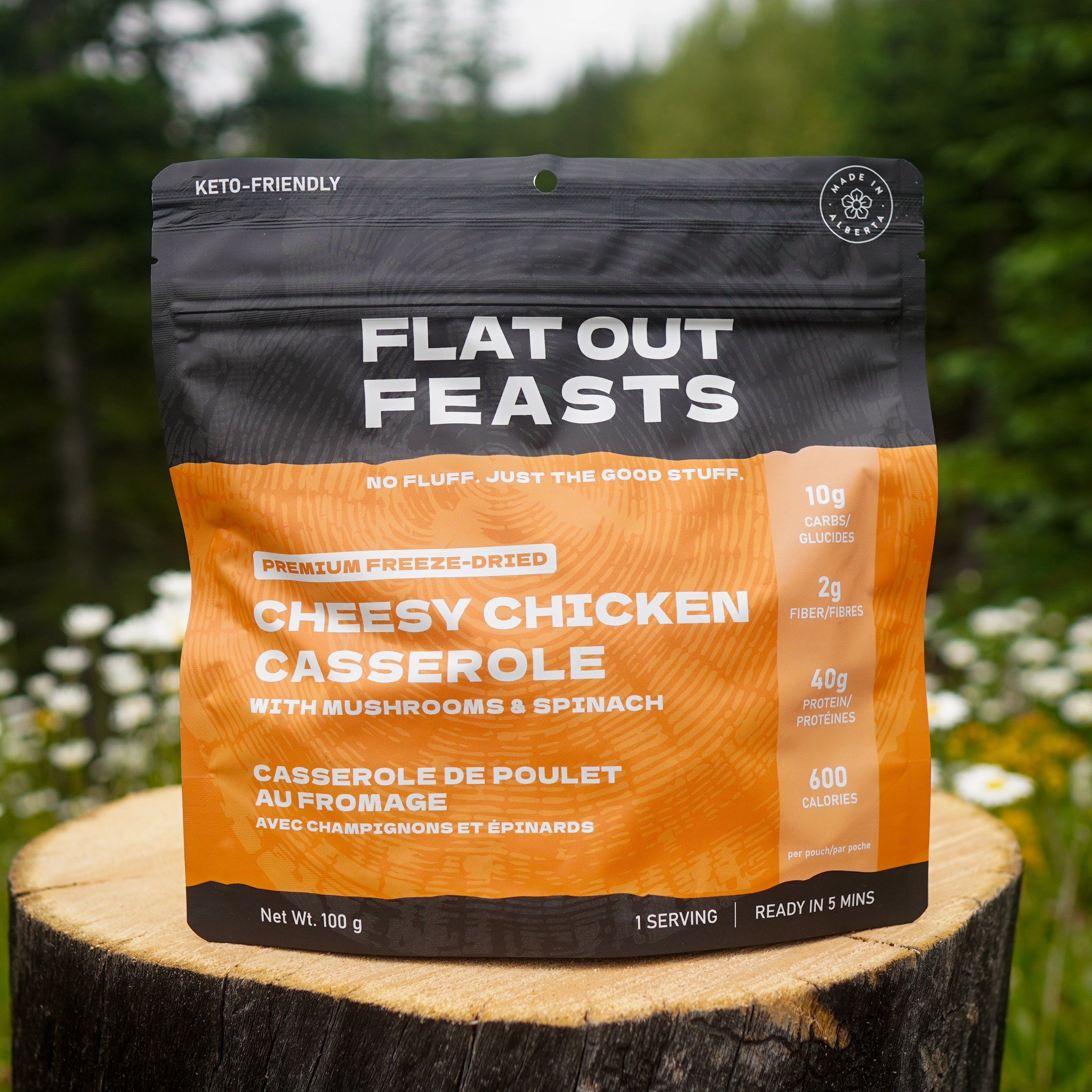 Keto Freeze-Dried Meal - Cheesy Chicken Casserole - Canada – Flat