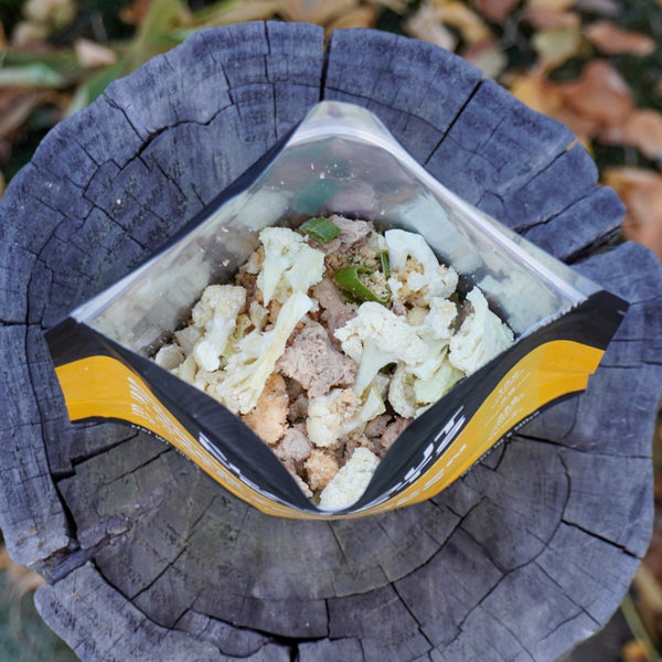 Keto freeze-dried meal, Creamy Chicken and Cauliflower, Canada, Dehydrated