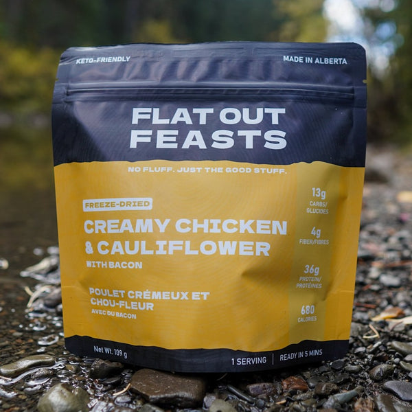 Keto freeze-dried meal, Creamy Chicken and Cauliflower, Canada, Dehydrated